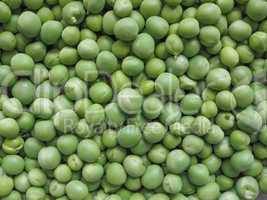 Green peas vegetable background