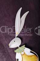 souvenir rabbit decorations close up