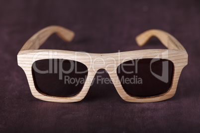 wooden decor glasses