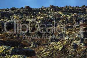 Volcanic rocks in Iceland
