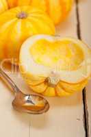 fresh yellow pumpkin