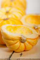 fresh yellow pumpkin