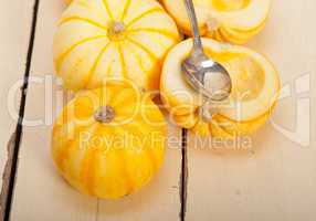 fresh yellow pumpkin