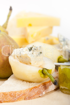 cheese and pears