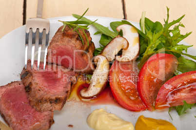 beef filet mignon grilled with vegetables beef filet mignon grilled with vegetables