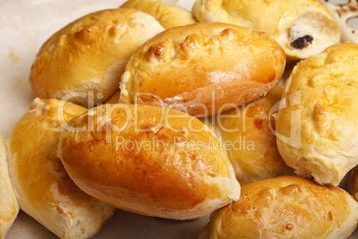 Pies from fancy dough