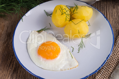 Dill potato with buttermilk