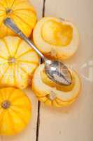 fresh yellow pumpkin