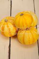 fresh yellow pumpkin