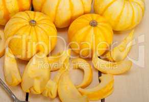 fresh yellow pumpkin