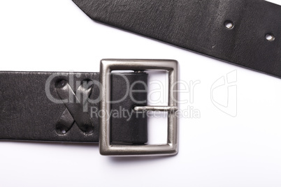 Belt with a fastener isolated