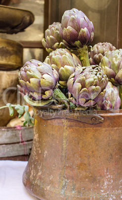 fresh artichokes