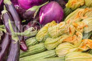 zucchini and eggplant