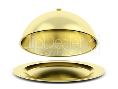 Gold cloche