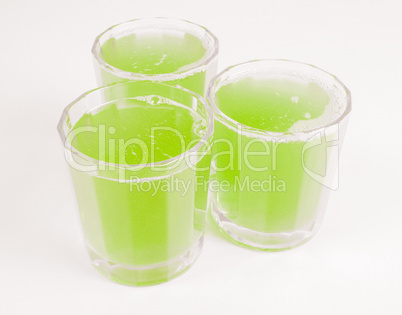 Green apple juice