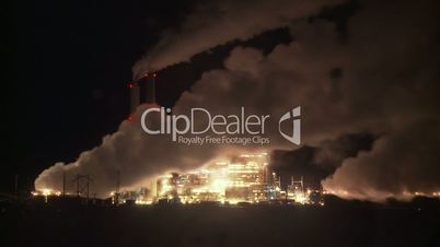 Power Plant Pollution Time-lapse