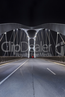 Modern Bridge at night