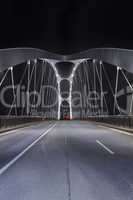 Modern Bridge at night