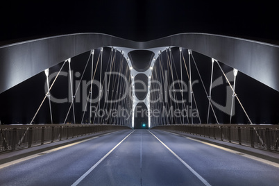 Modern Bridge at night