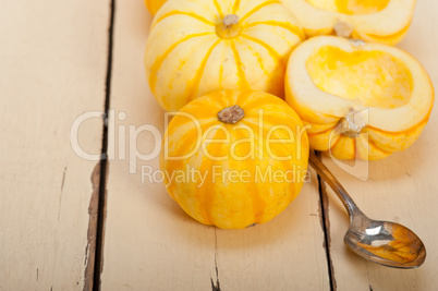 fresh yellow pumpkin