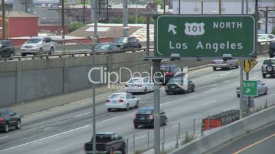 Los Angeles 101 Freeway Traffic