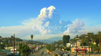 California Wildfire Time-lapse