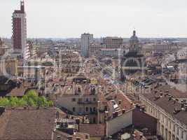 Aerial view of Turin