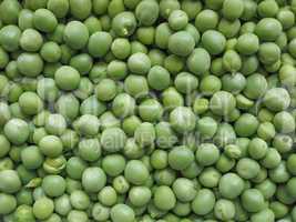 Green peas vegetable background