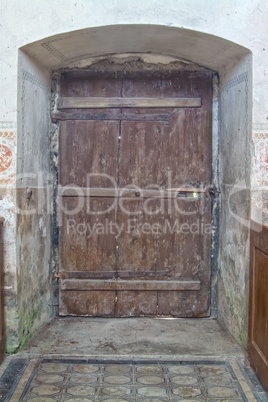 Old wooden doors