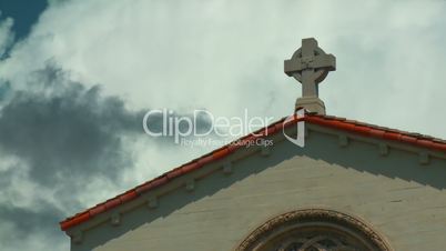 Church w/ Time-lapse Clouds
