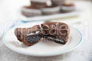 Schokoladen Doppelkeks Cupcakes