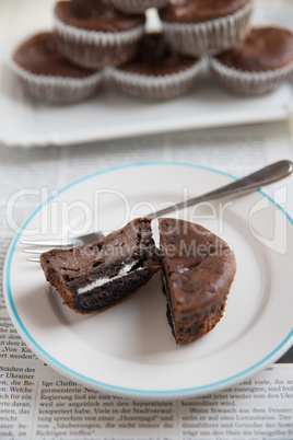 Schokoladen Doppelkeks Cupcakes