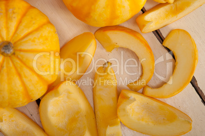 fresh yellow pumpkin