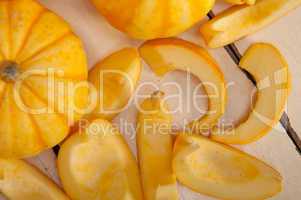 fresh yellow pumpkin