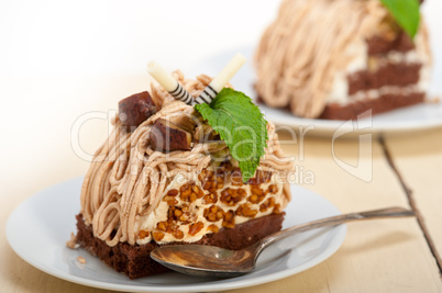 chestnut cream cake dessert