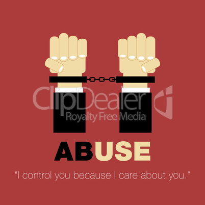 poster about abuse