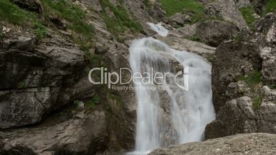 mountain waterfall