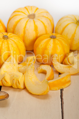 fresh yellow pumpkin