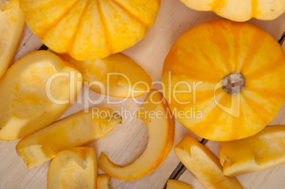 fresh yellow pumpkin