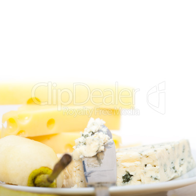 cheese and pears