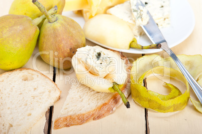 cheese and pears