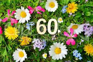 60 Geburtstag Zahlen
