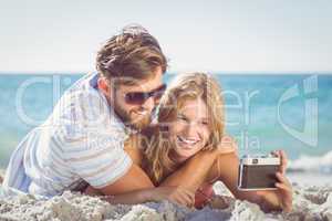 couple taking a photo