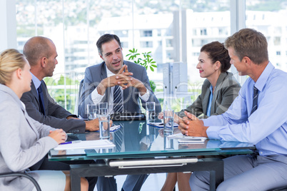 Business team during meeting