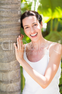 woman smiling at the camera
