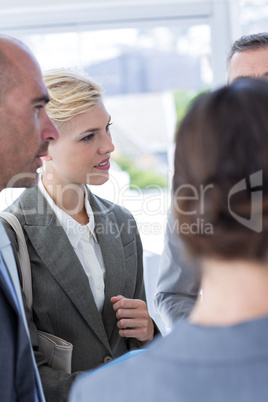 Business team during meeting