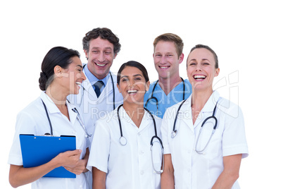 Doctors and nurse standing together