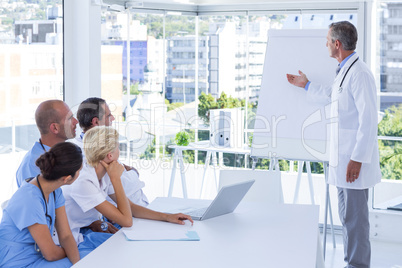 Team of doctor during meeting