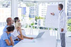 Team of doctor during meeting