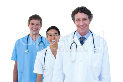 Doctors and nurse standing together